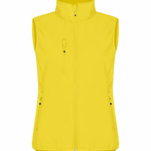 Classic Softshell Vest Women - Jaune citron