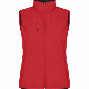Classic Softshell Vest Women - Rouge