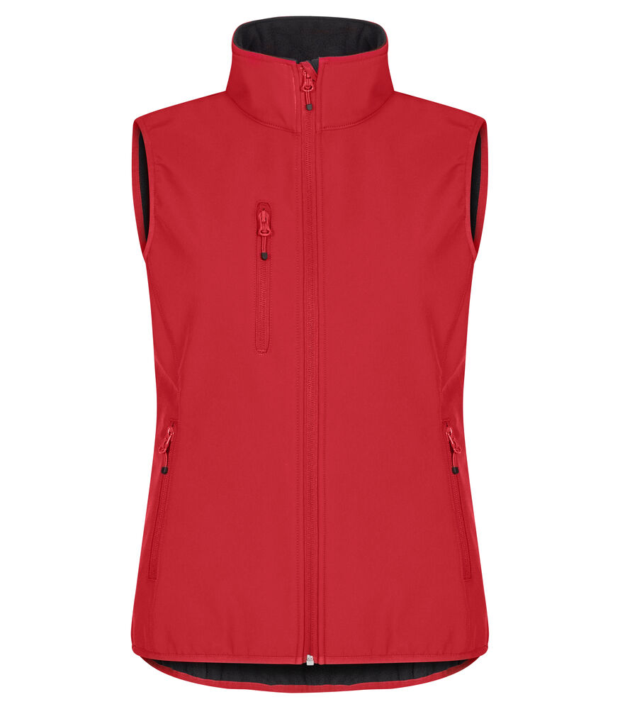Classic Softshell Vest Women - Rouge