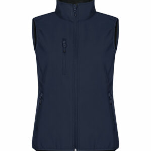 Classic Softshell Vest Women - Bleu foncé
