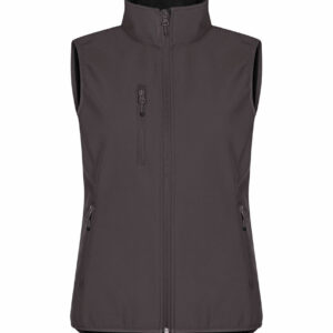 Classic Softshell Vest Women - Gris foncé