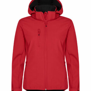 Classic Softshell Hoody Women - Rouge