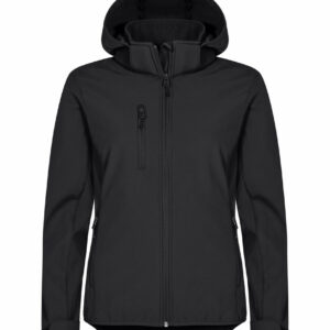 Classic Softshell Hoody Women - Noir