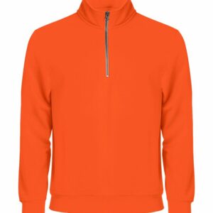 Basic Half Zip - Orange HV
