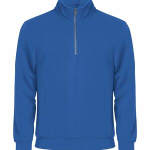 Basic Half Zip - Bleu royal