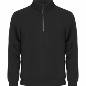 Basic Half Zip - Noir