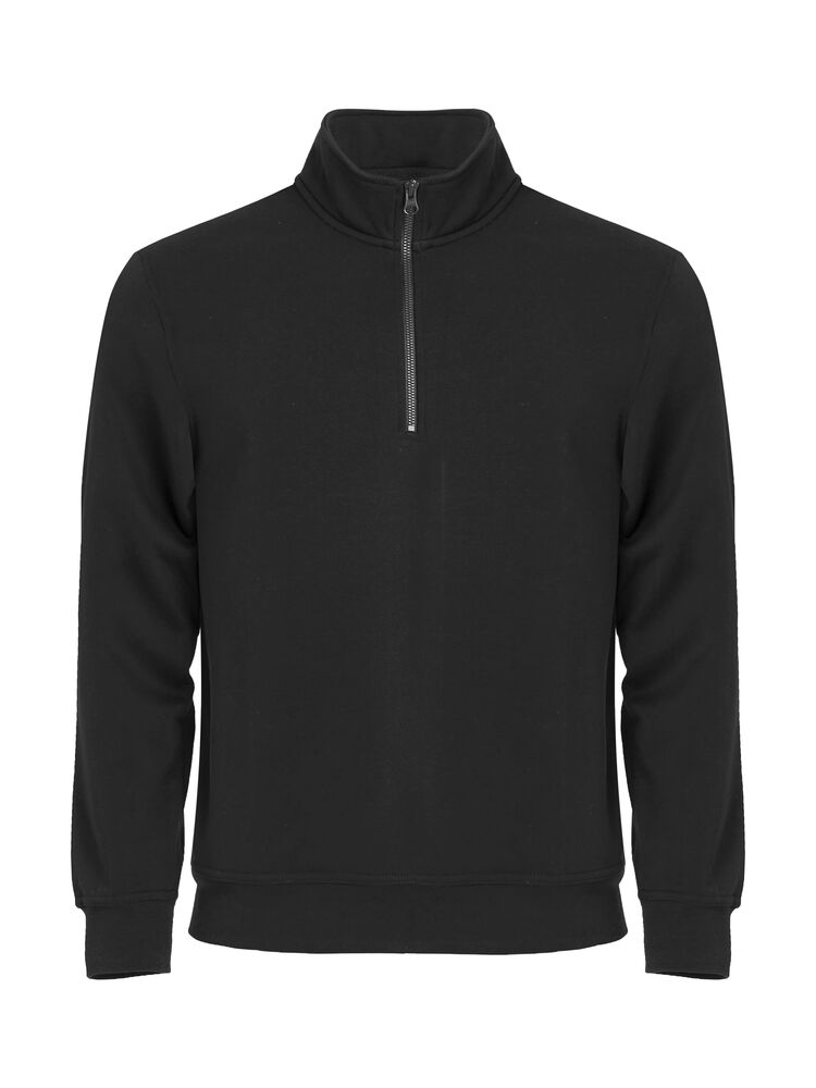 Basic Half Zip - Noir