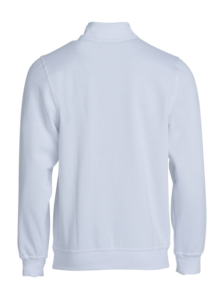 Basic Half Zip - Blanc – Image 2