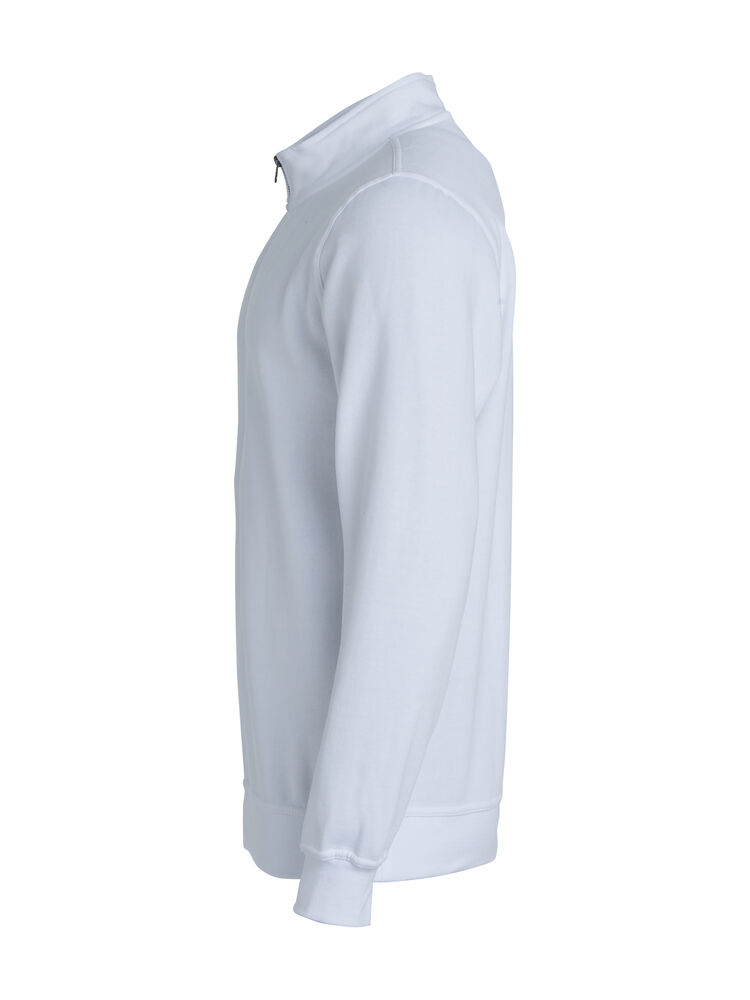 Basic Half Zip - Blanc – Image 3