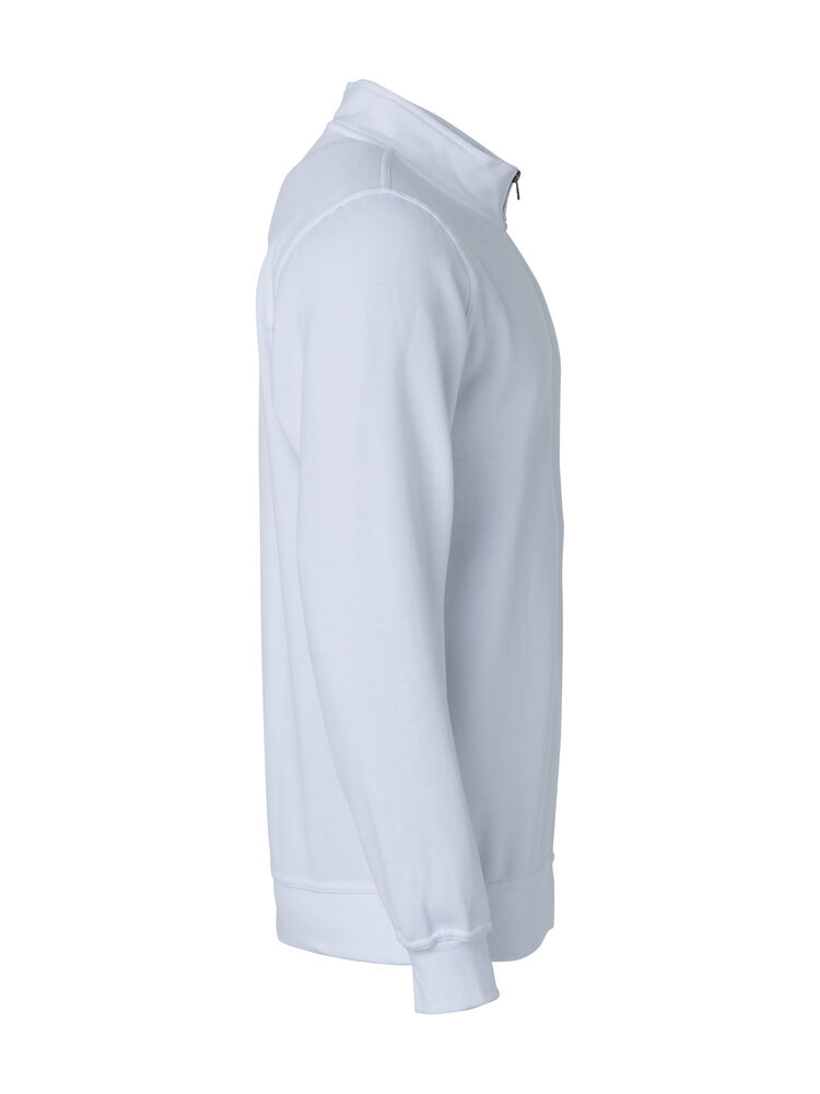 Basic Half Zip - Blanc – Image 4