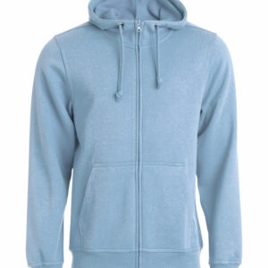 Basic Hoody Full Zip - Bleu pâle