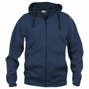 Basic Hoody Full Zip - Bleu foncé