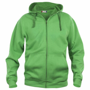 Basic Hoody Full Zip - Vert pomme
