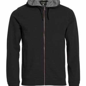 Classic Hoody Full Zip - Noir