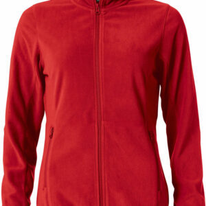 Basic Micro Fleece Jacket Women - Rouge