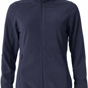 Basic Micro Fleece Jacket Women - Bleu foncé