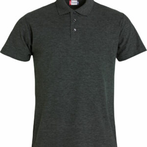 Basic Polo - Gris anthracite mélange