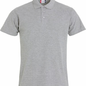 Basic Polo - Gris mélange