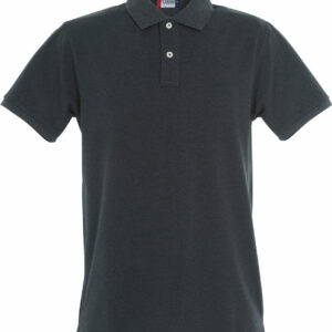 Stretch Premium Polo - Gris anthracite mélange