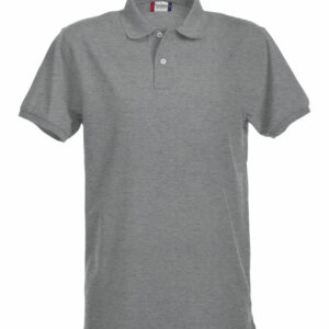 Stretch Premium Polo - Gris mélange